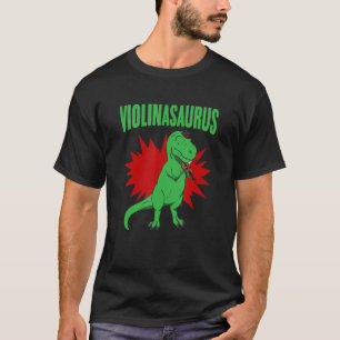 Violinasaurus Violinist Dinosaur Orchester Viola T T-Shirt