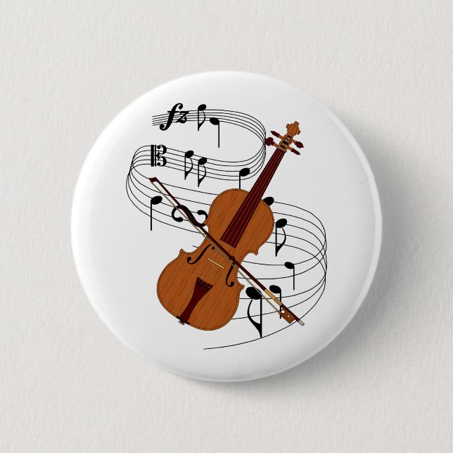 Violine Button (Vorderseite)