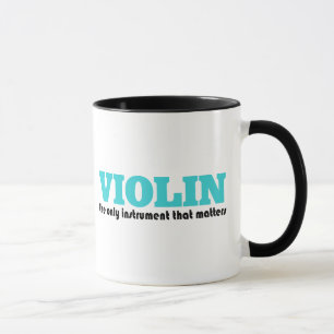 Violine das einzige Instrument Tasse
