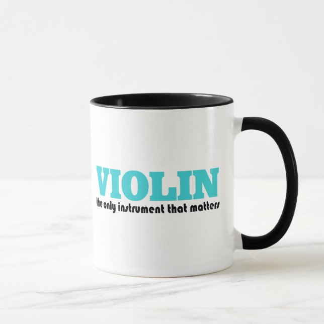Violine das einzige Instrument Tasse (Rechts)