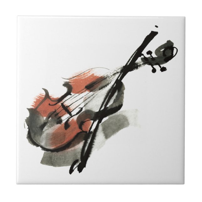 Violine Fliese (Vorderseite)