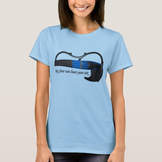 Violine ist besser als Gitarre T-Shirt (Vorderseite)