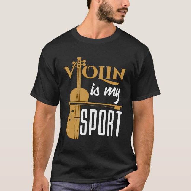 Violine ist mein Instrument Violinist Geschenk Vio T-Shirt (Vorderseite)