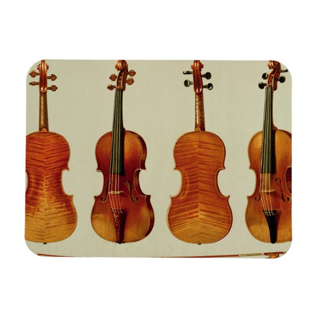 Violine (LtoR): die "Alard" von Antonio Stradivari Magnet (Horizontal)