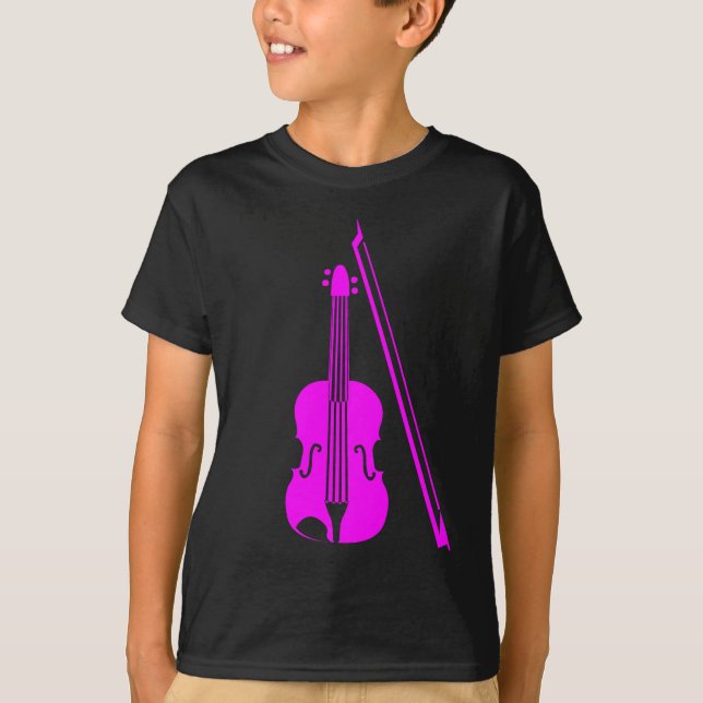 Violine - Magenta T-Shirt (Vorderseite)