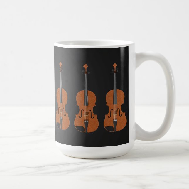 Violine: Modell 3D: Kaffee-Tasse Tasse (Rechts)