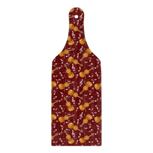 Violine-Musiknote Schneidebrett (Vorderseite)