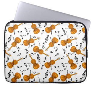 Violine Musiknoten Laptopschutzhülle