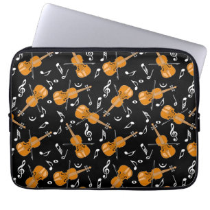 Violine Musiknoten Laptopschutzhülle