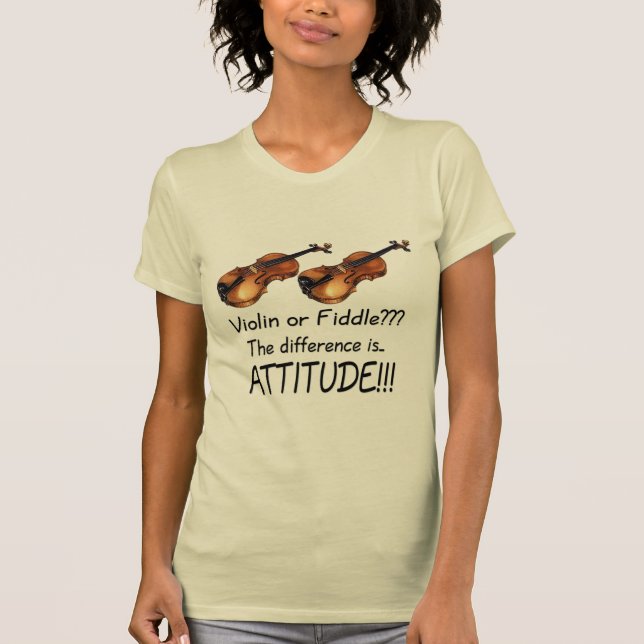 Violine oder Geige??? T-Shirt (Vorderseite)