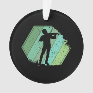 Violine Player Retro Ornament