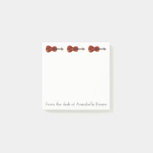 Violine Post-it Klebezettel