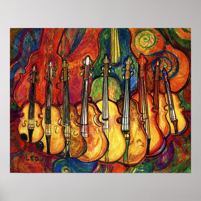 Violine Poster (Vorne)