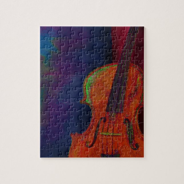 Violine Puzzle (Vertikal)