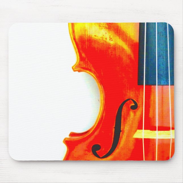 Violine Schöne und künstlerische Mousepad (Vorne)