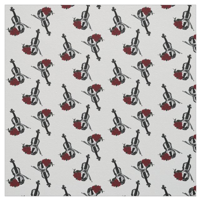 Violine Stoff (Muster)