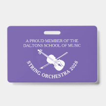 Violine Streichorchester personalisierter Name Abz