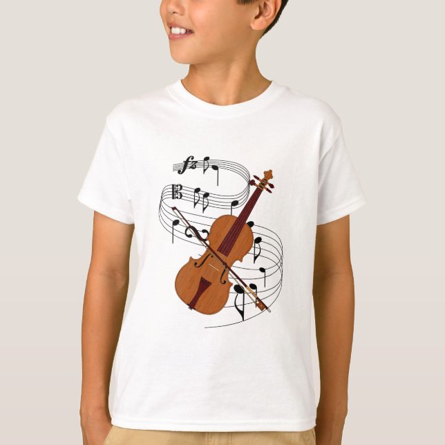Violine T-Shirt (Vorderseite)