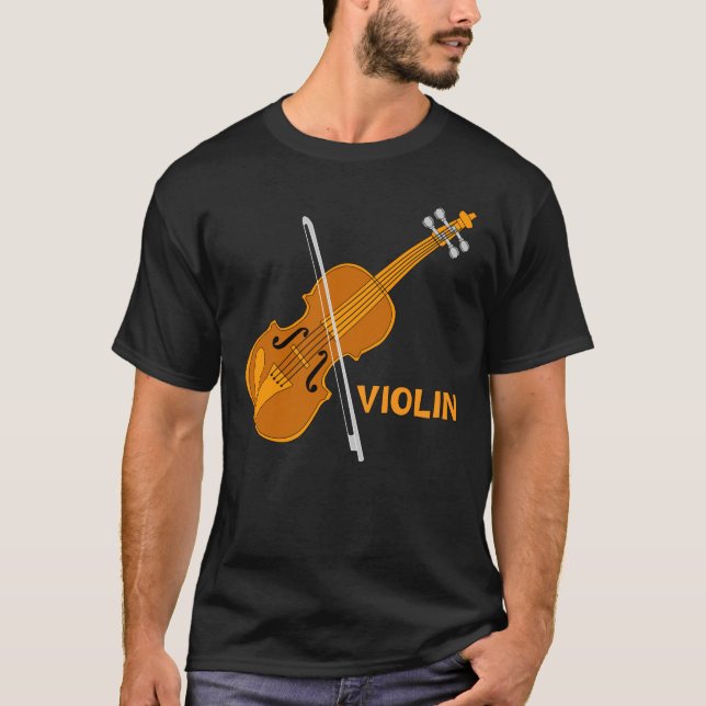 Violine T - Shirt (Vorderseite)