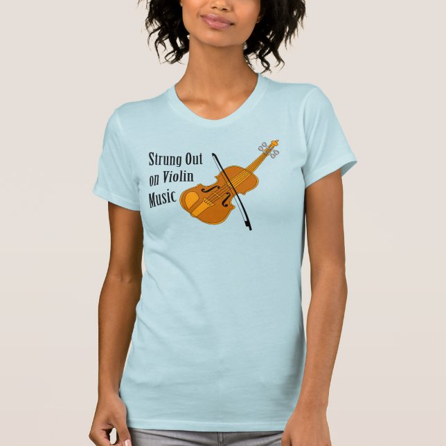 Violine T - Shirt (Vorderseite)