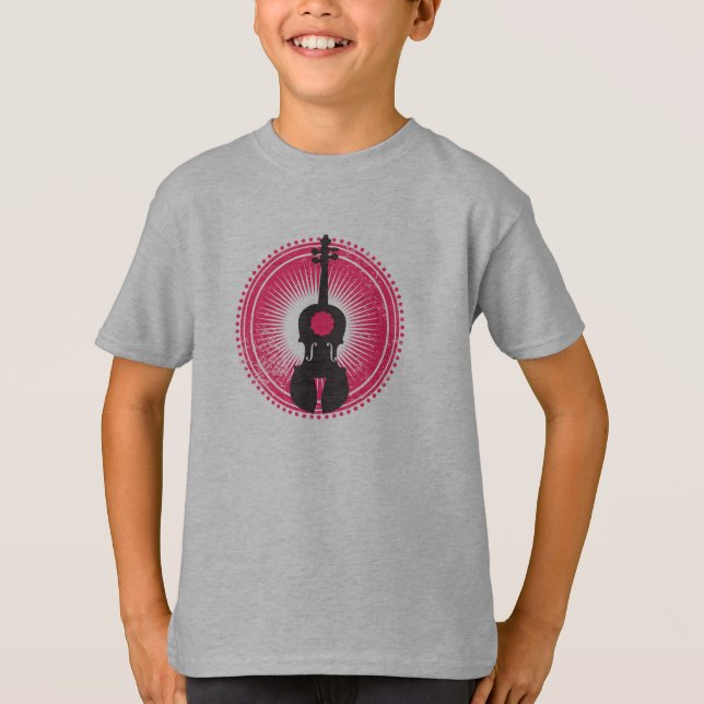 Violine+T - Shirt für Jungen (Vorderseite)