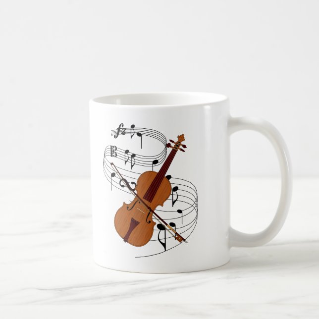Violine Tasse (Rechts)