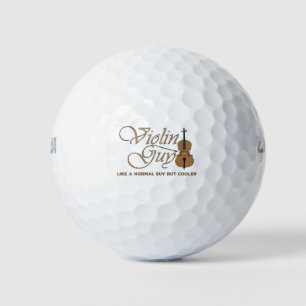 Violine Typ wie ein normales Mädchen, aber cooler Golfball