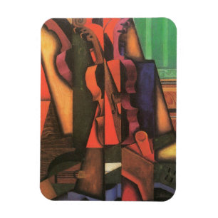 Violine und Gitarre von Juan Gris, Vintage-Kubismu Magnet