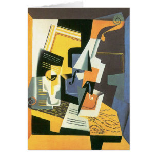 Violine und Glas von Juan Gris, Vintage-Kubismus