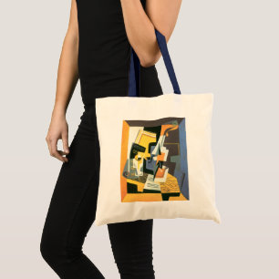 Violine und Glas von Juan Gris, Vintage-Kubismus Tragetasche