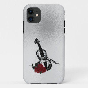 Violine und Rosen Case-Mate iPhone Hülle