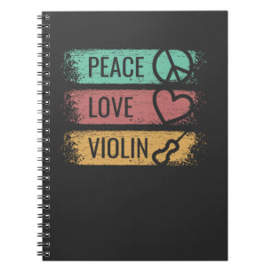 Violine Violinist Geige Notizblock