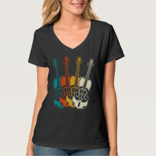 Violine Violinist Musiker Musikinstrument Musik T-Shirt