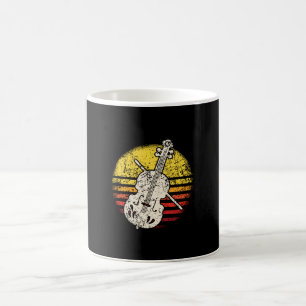 Violine Violinist Retro Vintage Kaffeetasse