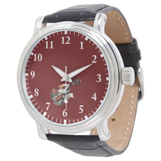 Violine Watch Armbanduhr (Schrägansicht)