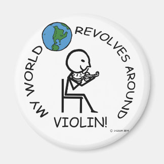 Violine - Weltumdrehungen Magnet