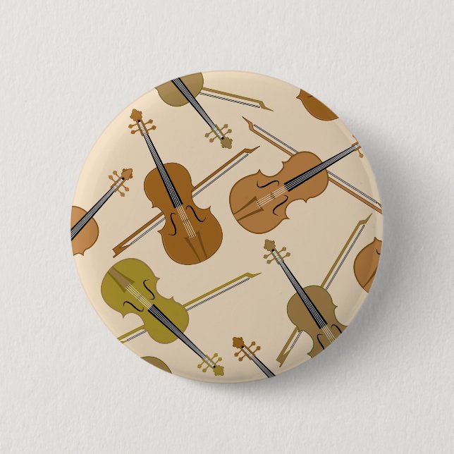 Violinen-Druck-Muster Button (Vorderseite)