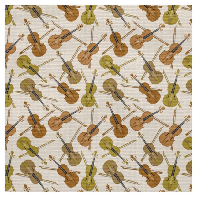 Violinen-Druck-Muster Stoff (Muster)