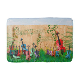 Violinen-Garten Badematte