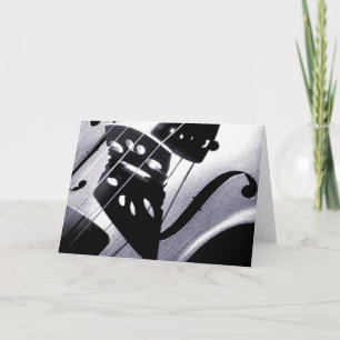 Violinen-Gruß-Karte Karte