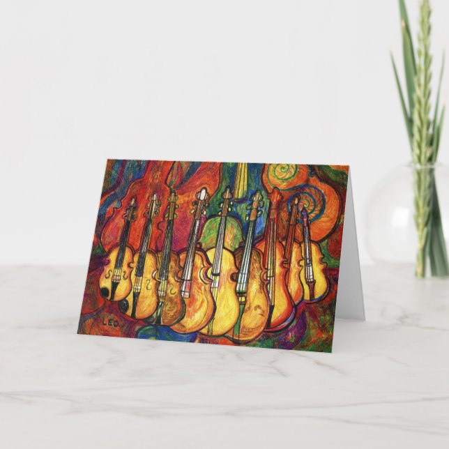 Violinen Karte (Vorderseite)