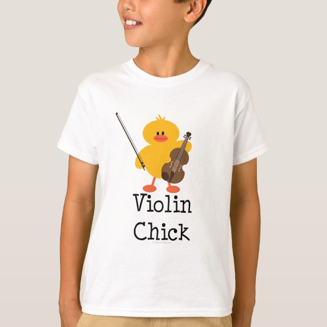 Violinen-Küken-KinderT - Shirt (Vorderseite)