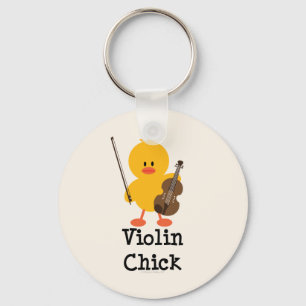Violinen-Küken-Schlüsselanhänger Schlüsselanhänger