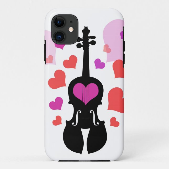 Violinen-Liebe iPhone 5/5S Fall Case-Mate iPhone Hülle (Rückseite)
