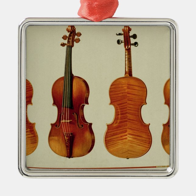 Violinen (LtoR): das "Alard" durch Antonio Silbernes Ornament (Vorne)