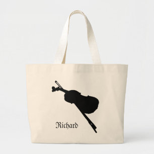 Violinen-riesige Taschen-Tasche Jumbo Stoffbeutel