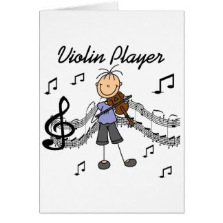 Violinen-Spieler-Karte