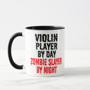 Violinen-Spieler-Zombie-Witz Tasse