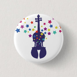 Violinen-Stern-Knopf Button
