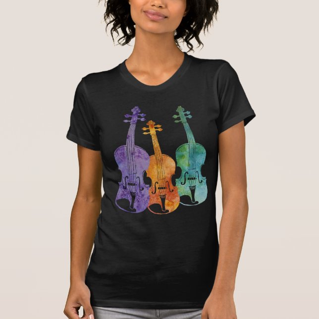 Violinen-Trio T-Shirt (Vorderseite)